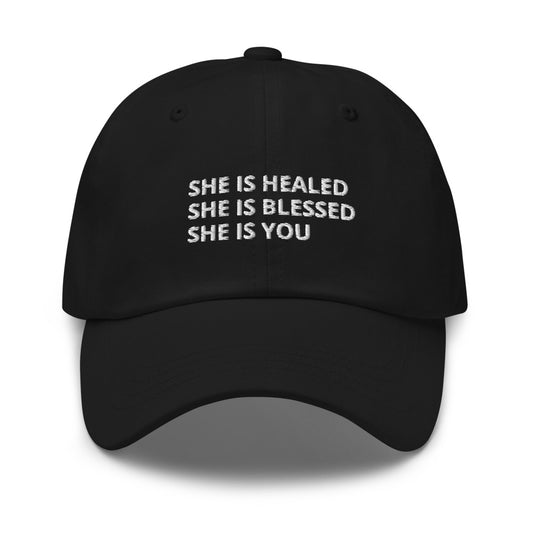 dad hat, baseball cap, baseball hats, self-love, women hats, Empower, heal, blessed