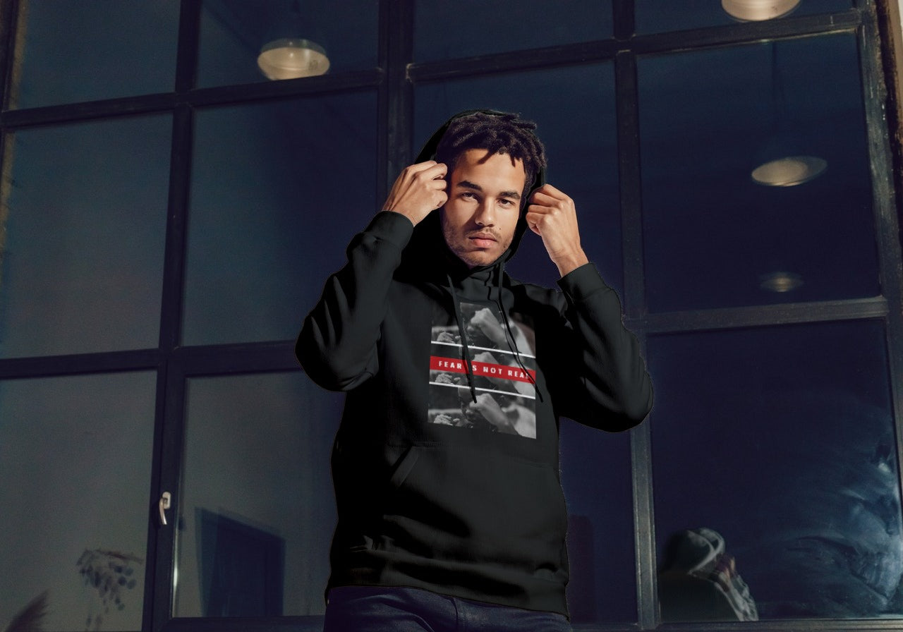 "FEAR IS NOT REAL" Unisex Hoodie