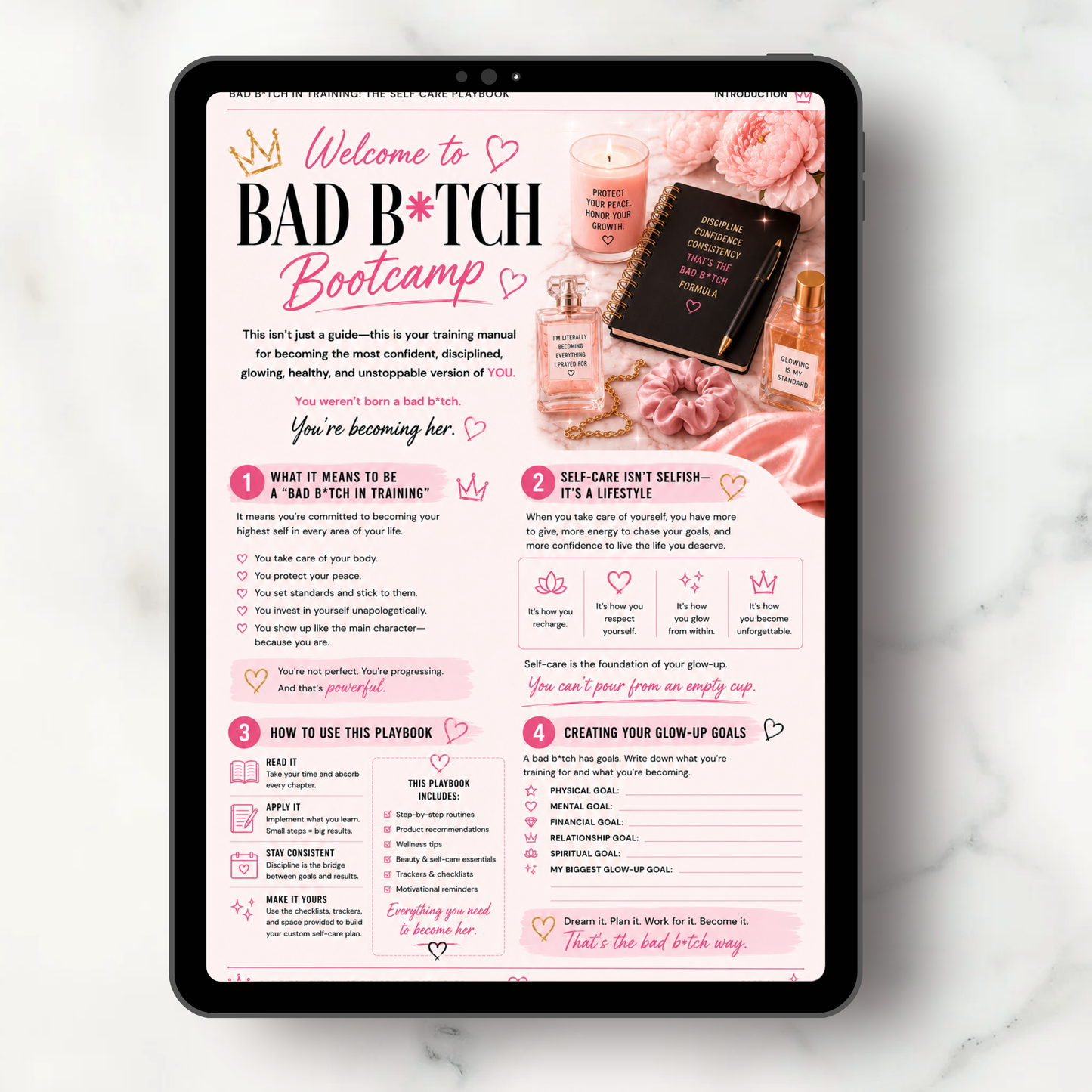 Bad B*tch In Training: The Self-Care Play Book (Ebook)