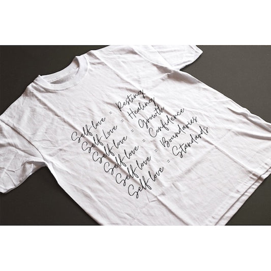 Self-love, graphic tees, t-shirt, custom t-shirt, t-shirt design