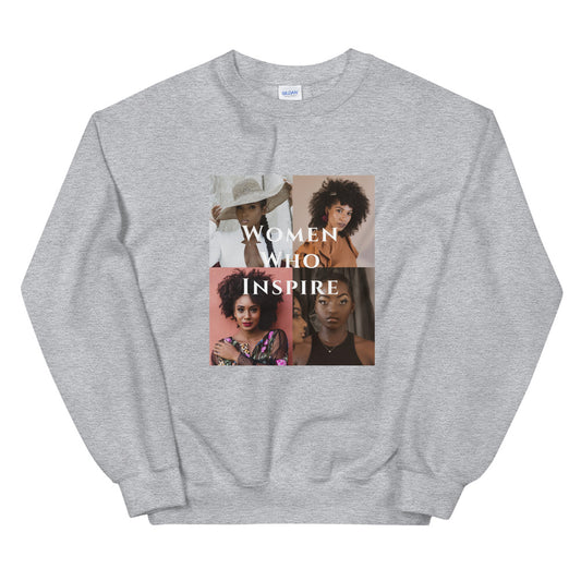 "WOMEN WHO INSPIRE" Black Queens Sweatshirt