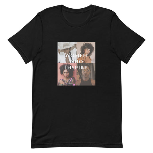 "WOMEN WHO INSPIRE" Black Queens T-Shirt